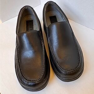 Men’s Dansko shoes Loafers Size 42 Black Leather Slip